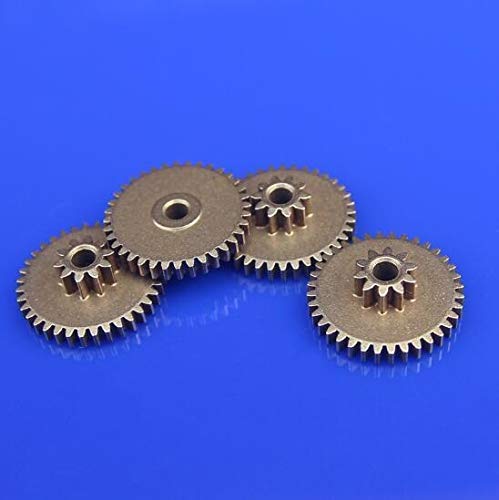 XIARUI équipement 1pcs 0,5M Double Couche de Vitesse Module 0,5/0,6 + 0,5/0,6 métal des Dents Gears Transmission Unit Accessoires Durable (Number of Teeth : D) Cover