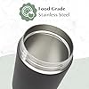 Goodful Stainless Steel Food Jar, Double Wall Vacuum Sealed Insulated Food Storage Container with Carry Handle Lid, 16-Ounce, Gray #5
