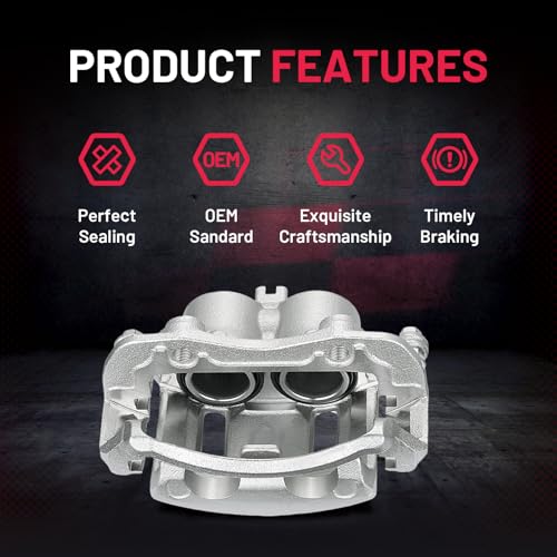 Image of BDFHYK 19-B2638 19-B2639 Front Disc Brake Caliper Assembly Compatible with Nissan Frontier 2003 2004 3.3L V6, Compatible with Xterra 2000 2001 2002 2003 2004 2.4L 3.3L l4 V6 GAS 2pcs