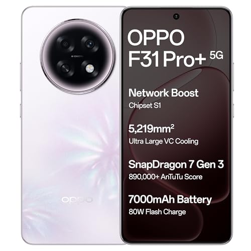 Image of Oppo F31 Pro+ 5G (Festival Pink, 12GB RAM, 256GB Storage)