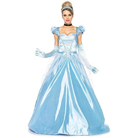 Leg Avenue Classic Cinderella Costume (Medium, Blue) Cover