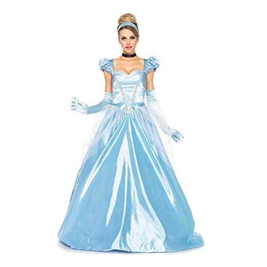 Leg Avenue- Cenicienta Mujer, Color azul, Small (EUR34-36) (8551801038)