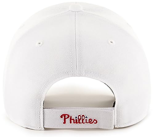 Gorra ajustable 47 MLB Philadelphia Phillies blanca miniatura 2