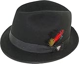 Dobbs Rocky - Wool Fedora Hat (7 5/8, Black)