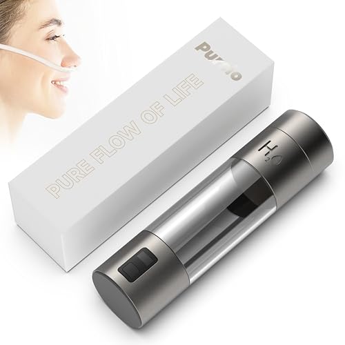 Hydrogen Water Bottle Generator Inhaler with Nasal Tube, Ultra-High ppb