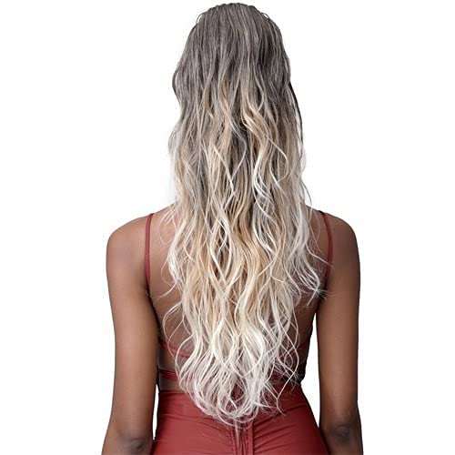 Bobbi Boss Human Hair Blend Tress Up Ponytail Loose Wave 28" (TNAT/30)