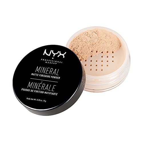 Nyx Professional Makeup Mineral Finishing Powder, Light/Medium, 8g