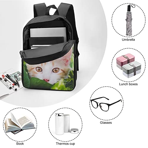 Sac à dos chat 3D imperméable et résistant pour les voyages