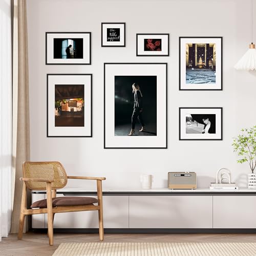 Feihorrm Bilderrahmen, A1 Fotorahmen aus Eiche, Mit gehärtetem Glas, Für 59,4x84 cm-Fotos ohne Passepartout oder 41x58… – Ansicht 2