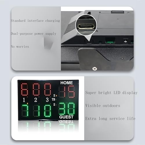 Marcador Deportivo Electrónico con Control Remoto miniatura 3