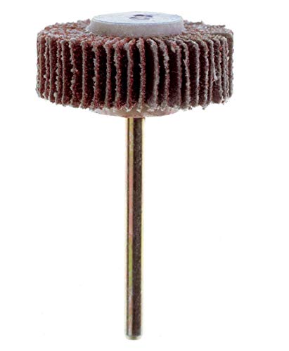 Driak 10 pics Abrasive Flap Wheel Sander 80 Grit 1/8