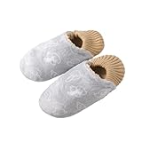 [グンゼ] ルームシューズ バブーシュタイプ ウチコレ てらおかなつみコラボ AUY985 レディース ミディアムグレー 23.0-25.0 cm