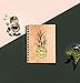 Pineapple Wood Journal [Notebook, Sketchbook, Spiral Bound, Blank Pages]