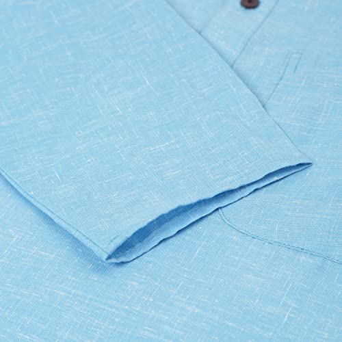 Image of Jompers Men's Cotton Ethnic Solid Kurta.