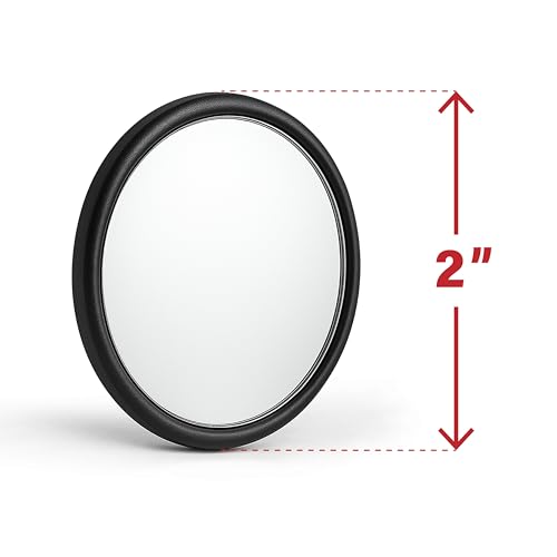 SteadMax 2 Pack Blind Spot Mirrors, HD Glass Wide Angle Convex Rearview Mirrors for Cars, Trucks, SUVs (2 Pack) - Image 3