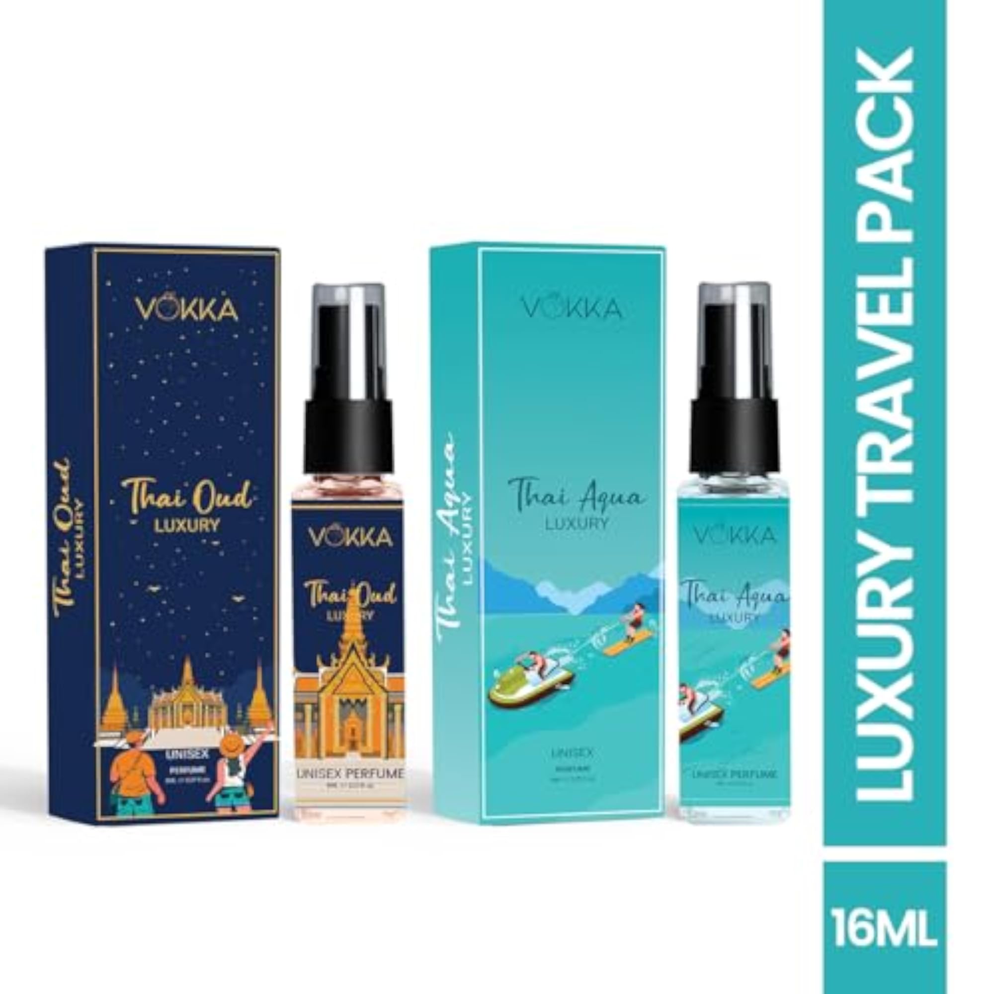 Pocket Perfume Thai Oud & Thai Aqua, 16 ml