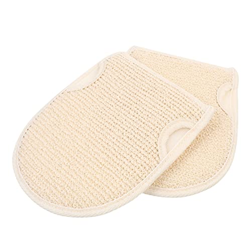 Healeved Juego de Guantes Exfoliantes Corporales Guantes de Baño Y Ducha Exfoliantes de Doble Cara para Limpieza Profunda