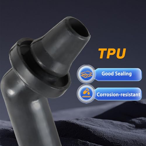 HIMARKLIF 2Pcs Front + 2Pcs Rear Sunroof Drain Tubes, Sun Roof Water Drain Pipes Hoses Compatible with Land Rover LR3 4.0L 4.4L 2005-2009 / LR4 3.0L 5.0L 2010-2015 Replace#:EEH500100 EEH500110
