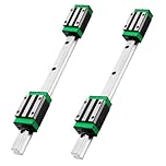 iMetrx HGR20 Linear Guide Rail Kit - 2 Pcs 1000mm Rails + 4 Pcs HGH20CA Bearing Blocks High Precision, Anti-Rust for 3D Printers, CNC Routers, Lathes & DIY Automated Machines