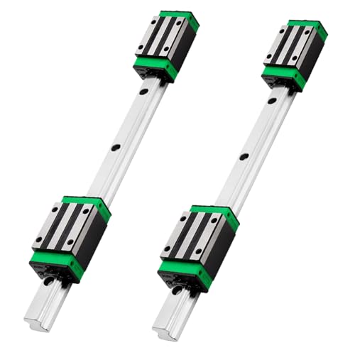iMetrx HGR20 Linear Guide Rail Kit - 2 Pcs 1000mm Rails + 4 Pcs HGH20CA Bearing Blocks High Precision, Anti-Rust for 3D Printers, CNC Routers, Lathes & DIY Automated Machines