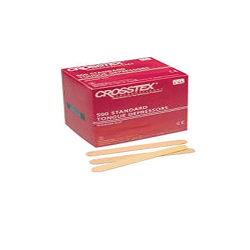 CROSSTEX Tongue DEPRESSORS 6 Senior 500 bx 10 bx cs