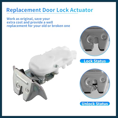 Image of Rear Liftgate Door Lock Actuator for Mitsubishi Outlander 2006-2021 Engine No.5808A079 Plastic and Metal Replacement | Rear Side Tailgate Latch Motor 1 Pcs
