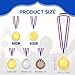 Kigeli 50 Pcs Blank Award Medals with Neck Ribbons Design Your Own Medals Kit Participation Trophy Metal Winner Award Prize for Kids Adults Sports School (Gold,Silver,Copper)