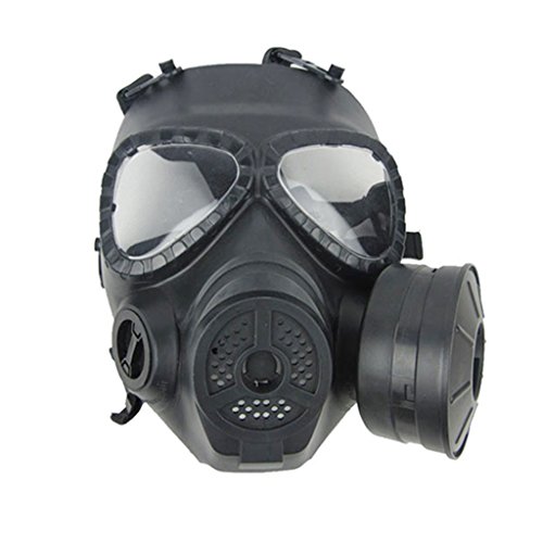 Zinnor Dummy Gas Mask Fan for CS Protection Zombie Soldiers Halloween Masquerade Resident Evil Antivirus Skull