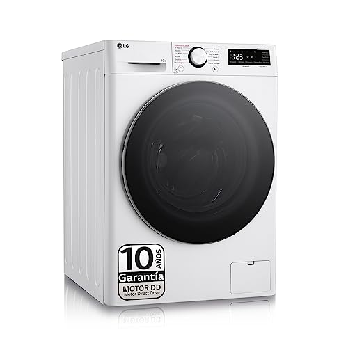LG F4WR6010A1W - Lavadora Inteligente, 10kg, AI Direct Drive, 1400rpm, Carga Frontal, Clasificación...