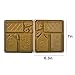 Gingerbread House Mold Tray, Silicone Gingerbread House Decorations Mold for Christmas Halloween Holiday Thanksgiving Desserts, Chocolate, Candy ,Cookies ( 2pcs )