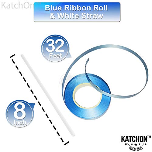 Image of KatchOn Blue Number 1 Balloon for 1st Birthday Decorations - 40 Inch