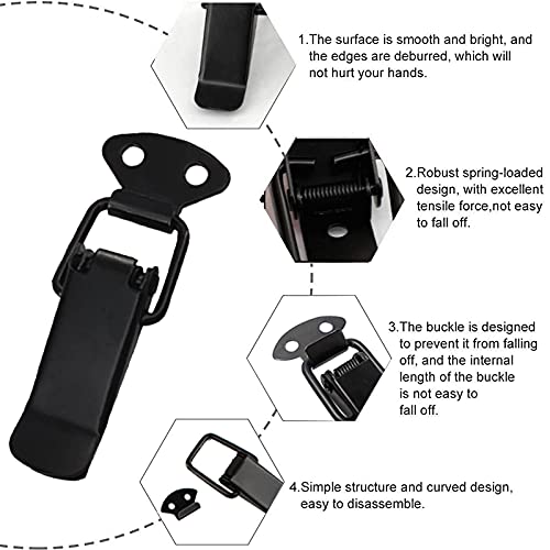 10 Pezzi Chiusura a Leva in Acciaio Inossidabile