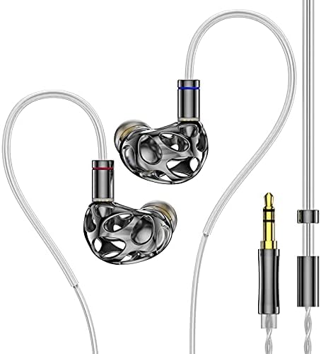 keephifiin-Ear Earphones BLON BL-A8 Prometheus 10mm DD Earbuds 3D Printing Metal Housing HiFi Headphones (Without mic, Gun)