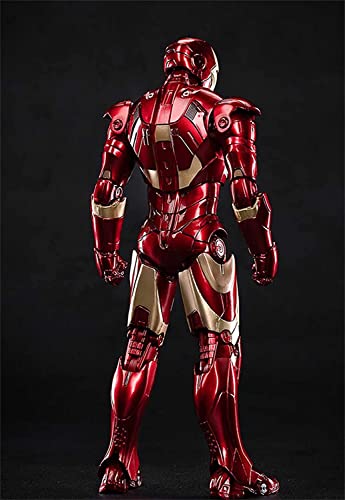 Uxouyic Irοnman Movie Series - Collectible Irοnman Action Figure Metal Painting 20 Joints Movable Model Toys (7 Inches) (Mark 3) #TOP6