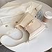 CanVia Mini Ladies Shoulder Bag, Underarm Bag, Cute Handbag, French Fashion Purse For women, Tote bag For Women (White)