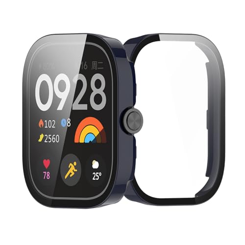 Yaodle For Redmi Watch 5 �J�o�[ Redmi Watch 5/4 �P�[�X �K���X�t�B������̌^ PC�f�� �S�ʕی� ��d�\�� �h�o ���{���Ɏq�� �L�Y�h�~ �y��(�u���[)