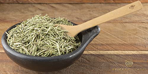 Spices Village Whole Rosemary Leaves [ 4 Oz ] – Natural Dried Rosemary Leaves For Cooking And Tea, Rosemary Leaves For Hair Growth, Pure Mediterranean Seasoning - Kosher, Gluten Free, Vegan, Non Gmo, Resealable Bulk Bag #TOP6