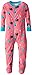 New Jammies Little Girls' Organic Cotton Footie Pajamas