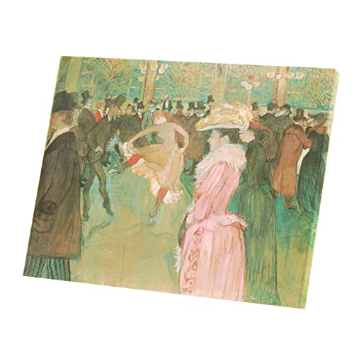 Tableau Moulin Rouge de Toulouse Lautrec - Impression d'Art sur Toile Haute Définition