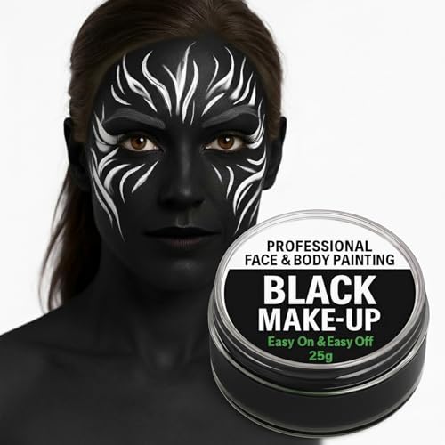Trendandstylez Maquillage de théâtre professionnel 25 g | Peinture visage et peinture corporelle pour carnaval, Halloween et cosplay | Doux pour la peau, test dermatologique | Maquillage pour femme