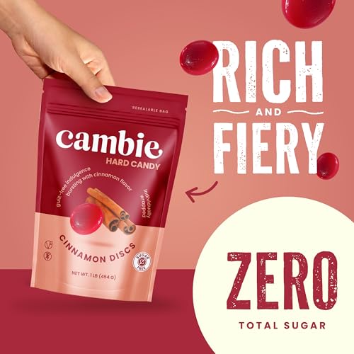 Image of Cambie Sugar Free Cinnamon Hard Candy Individually Wrapped - 8 Ounces