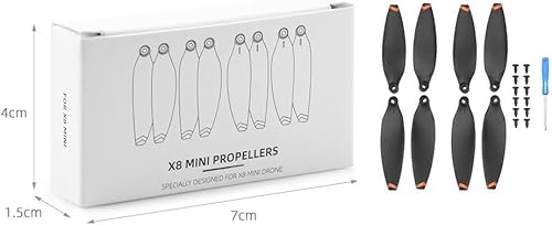 Miniatura 5 de Low Noise Propeller for FIMI X8 Mini CWCCW Drone Spare Parts (Color  Golden Edge)