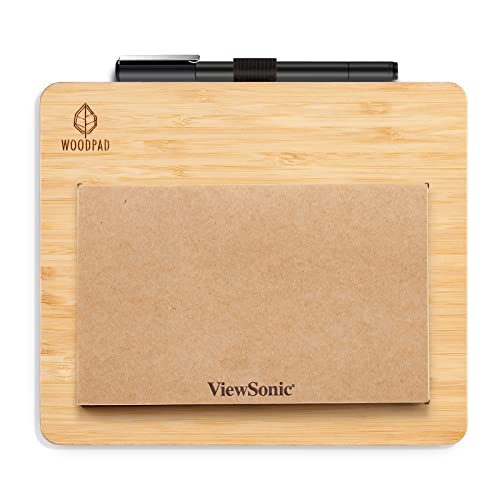 Image of ViewSonic ID0730 7.5 Inch Portable Digital Writing Pen Pad with Battery Free Ink Pen for Sketching, Drawing, Graphic Design, Remote Teaching, Distance Learning Supports Windows, Mac, Android
