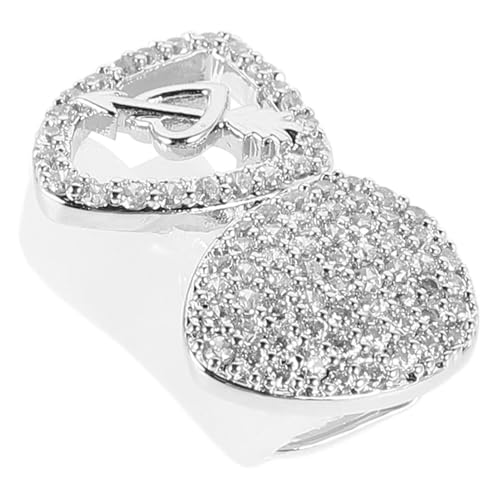 TOGEVAL Silver Cap Grills Grill För Hemska Grillar Grill Ädelstenar Grillar För Halloween Smycken Ädelstenar