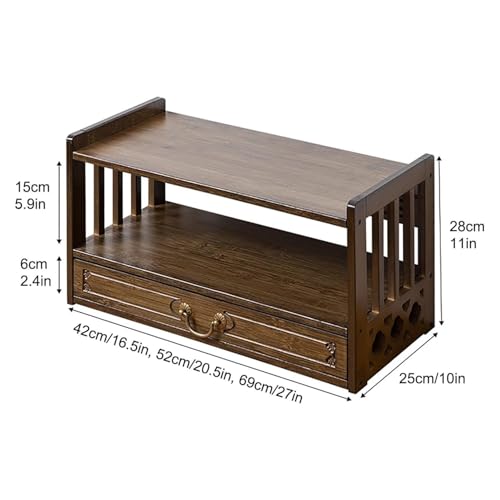 Autel de Bouddha pour Puja table de méditation à tiroir