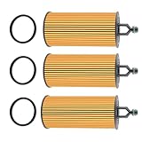 MOTOALL 3 Pack Oil Filter 68191349AB for Chrysler 300 Dodge Durango Jeep Grand Cherokee 68191349AA,