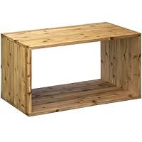 Amazon｜WOODPRO ロの字 四角 ラック 幅85cm 高さ45cm 奥行40cm