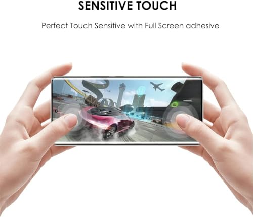 Image of STP FEEL Premium UV Tempered Glass Screen Protector Guard Compatible For Realme P2 Pro 5G (6.7 Inch, Pack of 1) Full Adhesive UV Curved Case Friendly HD Clarity with easy installation kit