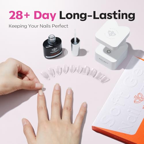 Image of Modelones Almond & Square Nail Tips - Multi-type 3 Styles Set Gel Tips