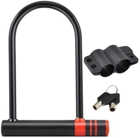 Bike Bicycle U-Lock D Lock Strong Cycle Scooter Motorbike 180 x 310mm 2 Keys